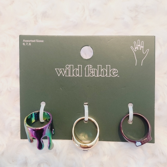 Wild Fable Set of Three Rings New With Packaging - Picture 5 of 7